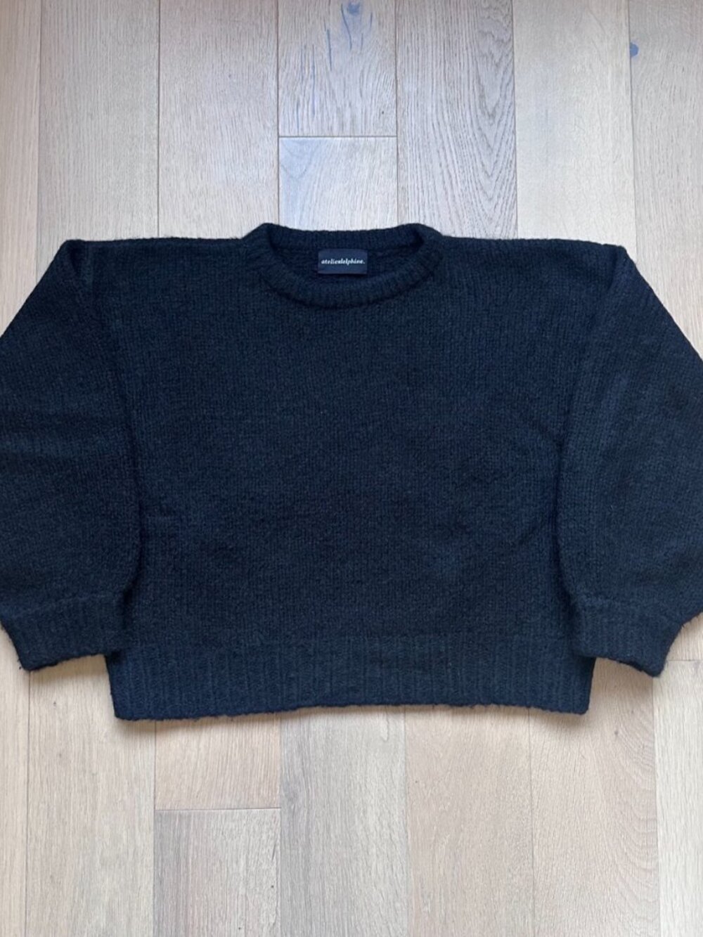 Atelier Delphine Alpaca Balloon Sleeve Sweater